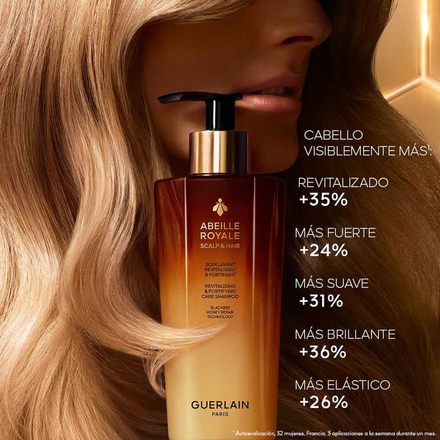 SHAMPOO TRATAMIENTO REVITALIZANTE Y FORTIFICANTE ABEILLE ROYALLE (SHAMPOO FORTIFICANTE PARA CABELLO)